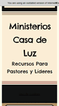 Mobile Screenshot of ministerioscasadeluz.com